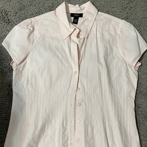 Pale Pink tailored blouse